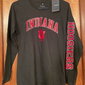 Women's Fanatics Branded Indiana Hoosiers Arch Over Logo Scoop - Black M